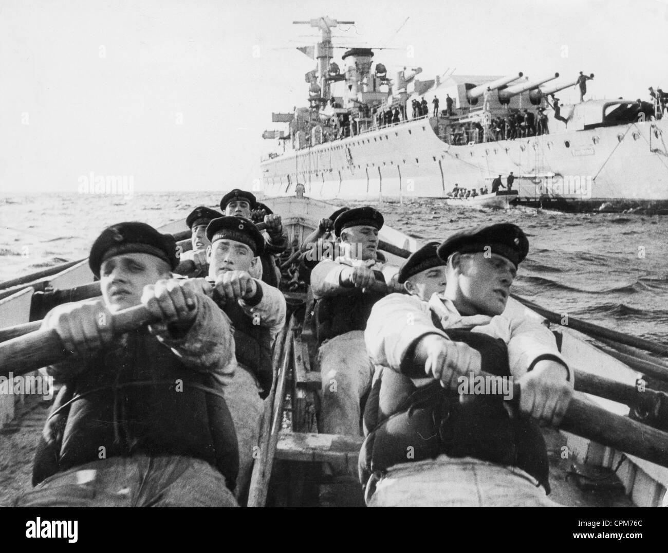 German sailors during training, 1935 Stock Photo