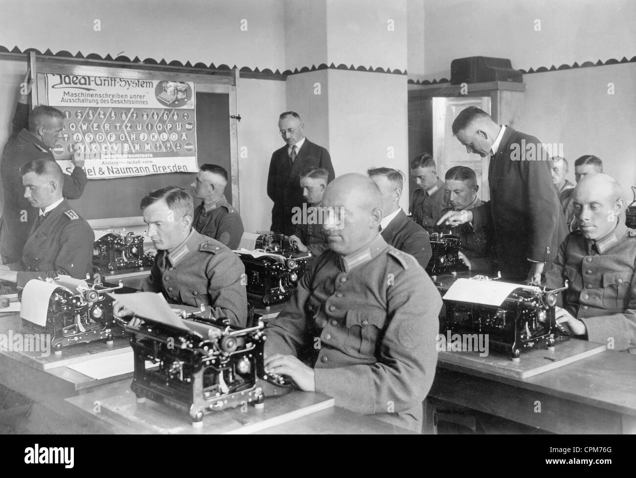 Naval personnel training for civilian jobs, 1927 Stock Photo
