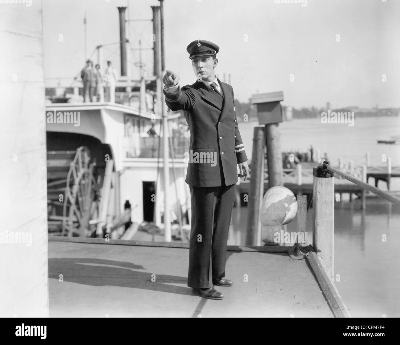Steamboat bill jr 1928 buster keaton hires stock photography and