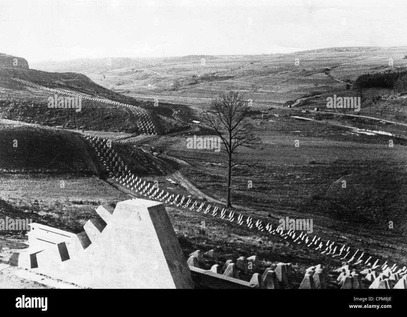 Western Wall on the western border of Germany, 1939 Stock Photo Alamy