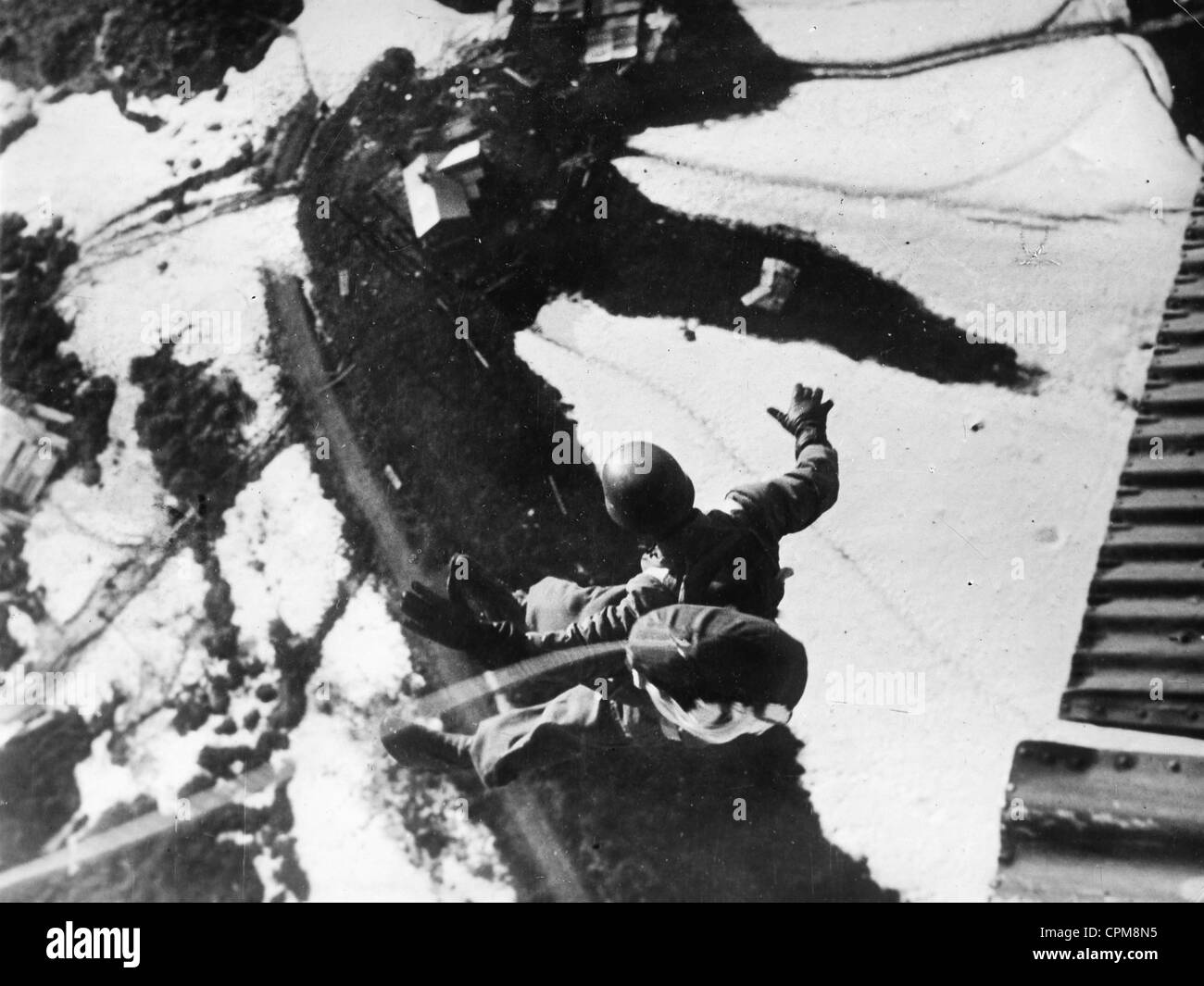 German paratroopers near Narvik, 1940 Stock Photo