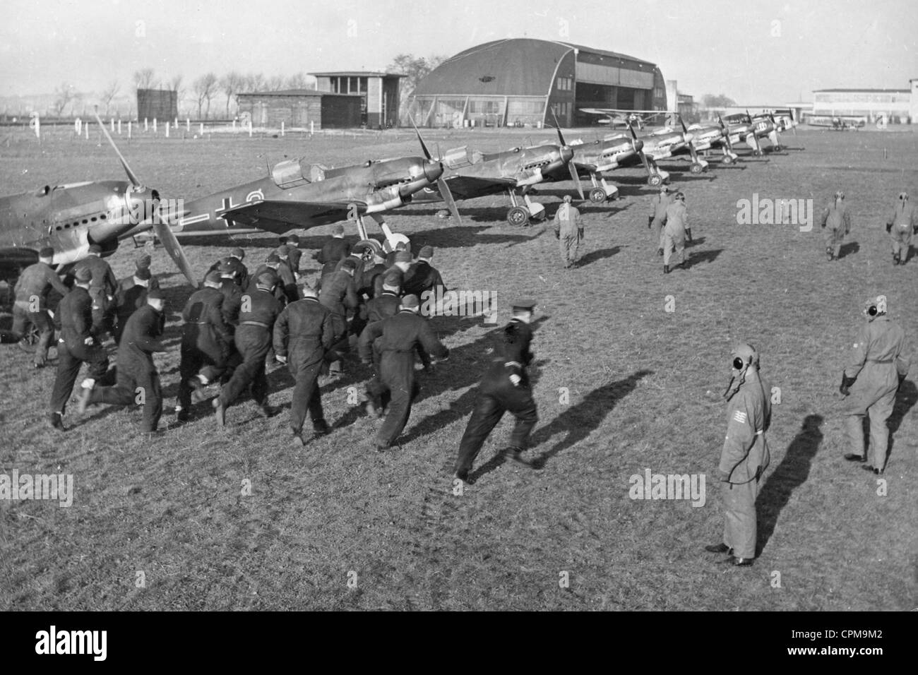 Training of pilots at the German Luftwaffe, 1935-39 Stock Photo