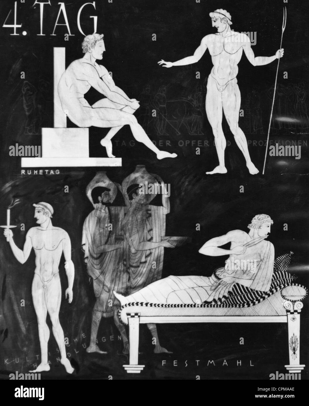 The fourth day of the Olympic Games Stock Photo