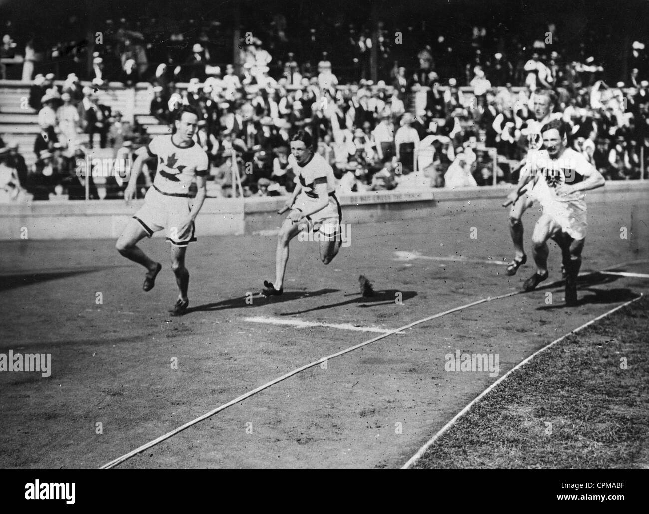 Olympic 400meter relay, 1912 Stock Photo Alamy