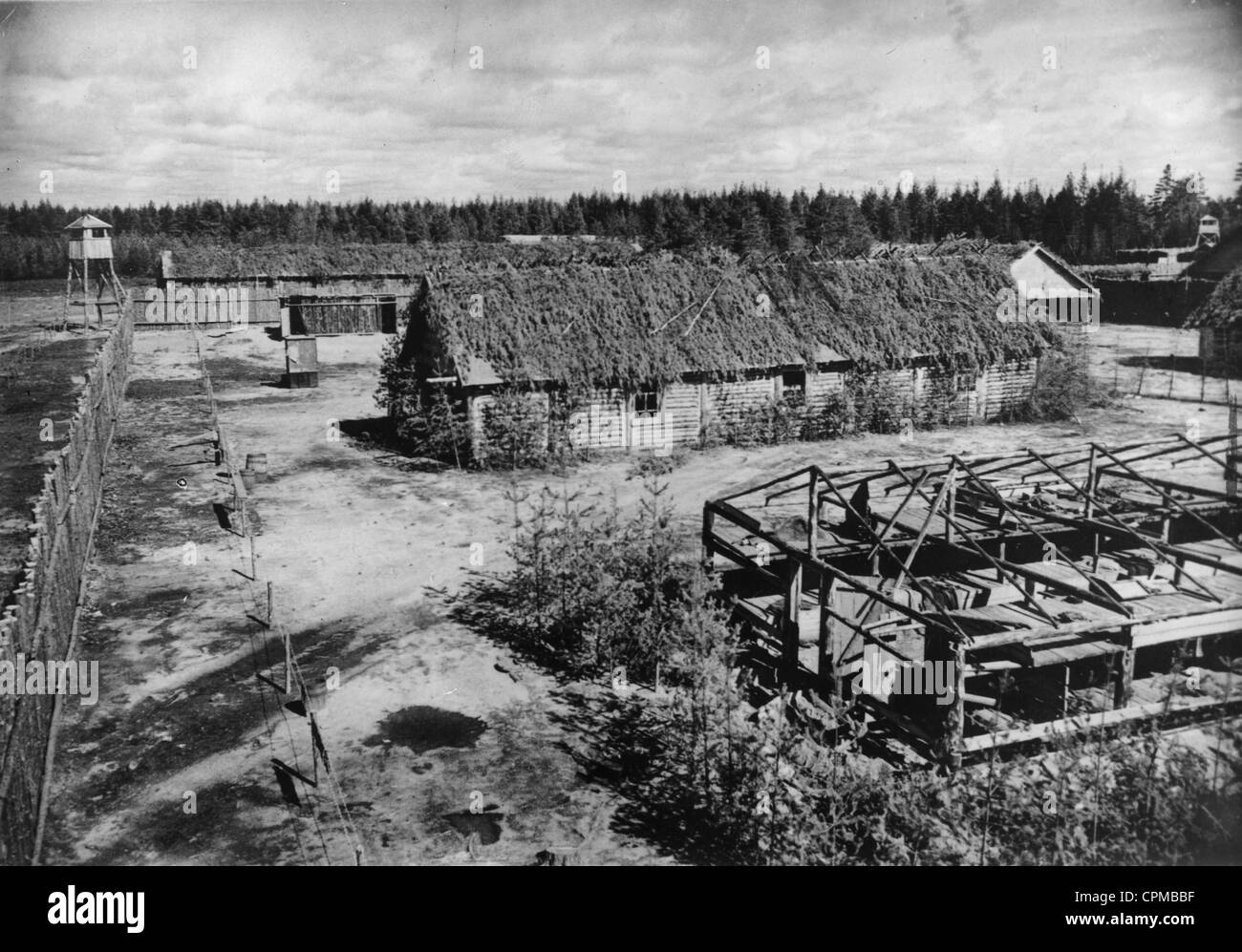Soviet forced labor camps in East Karelia, 1941 Stock Photo