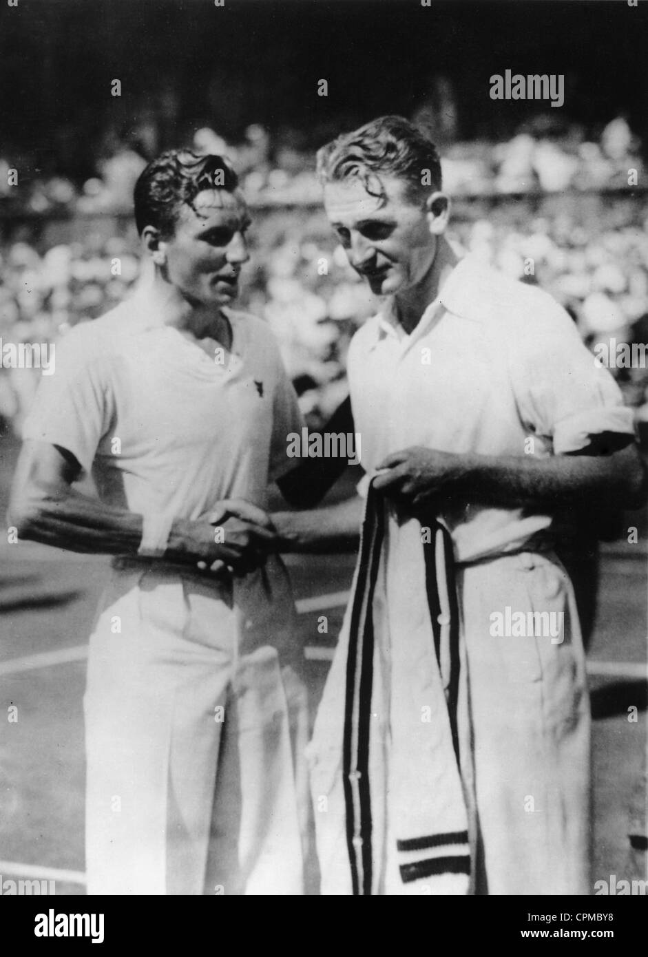 Fred Perry wins at Wimbledon, 1934 Stock Photo - Alamy