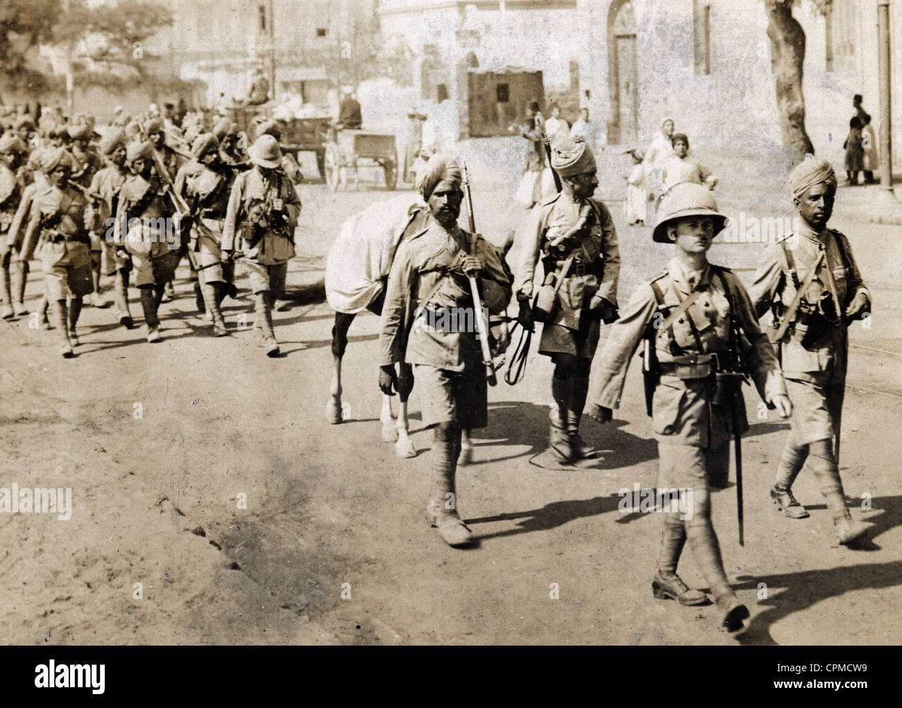 British colonial troops in France, 1914 Stock Photo Alamy