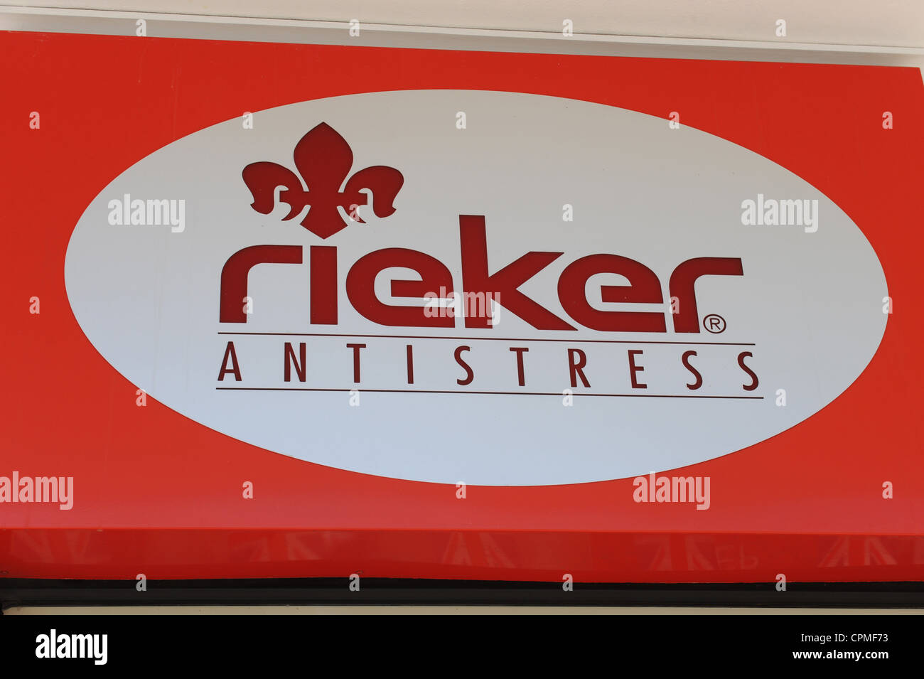 Rieker Antistress shop logo and sign Uk Stock Photo - Alamy