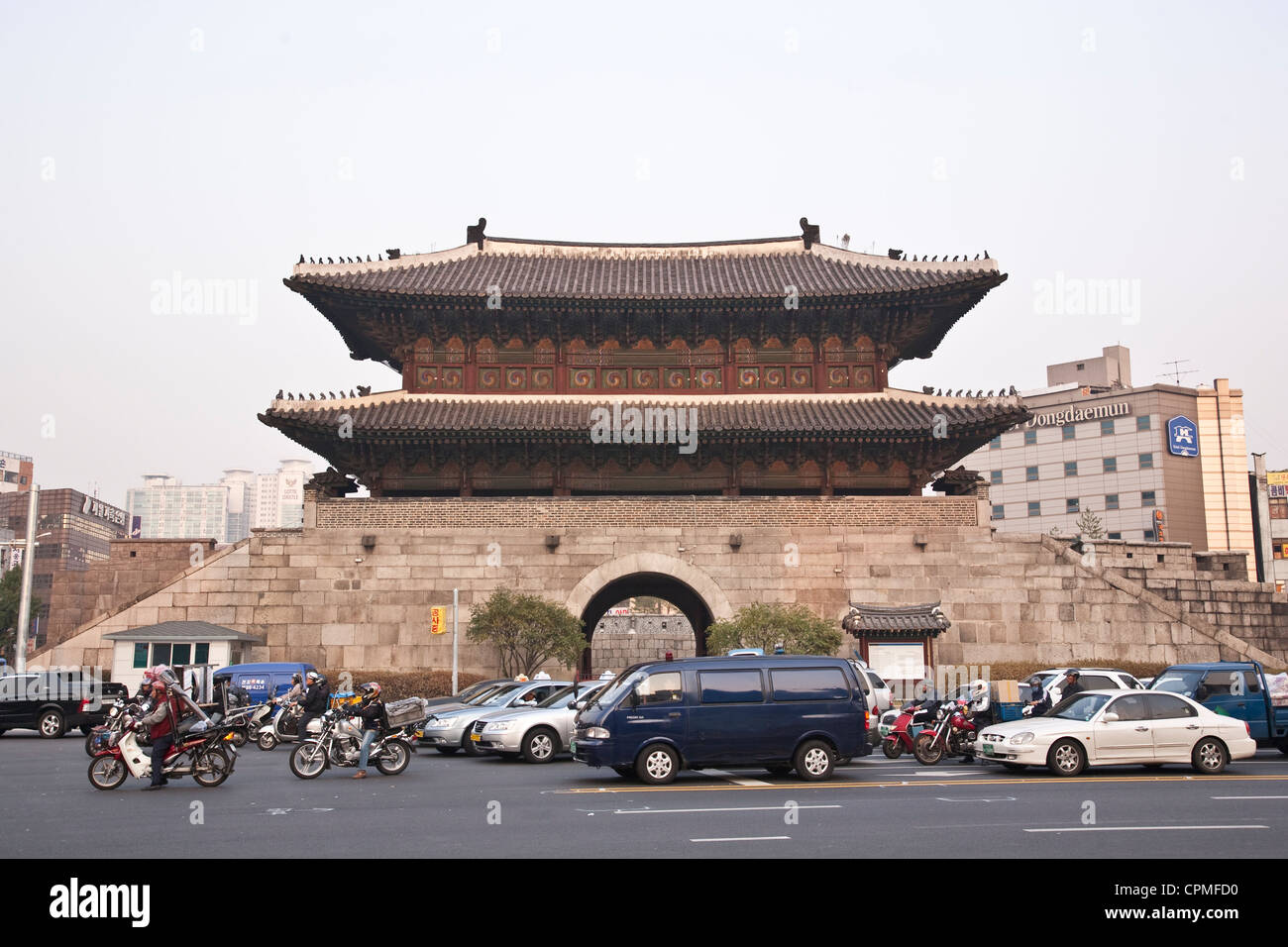 Dongdaemum Gate. Seoul, South Korea. Stock Photo