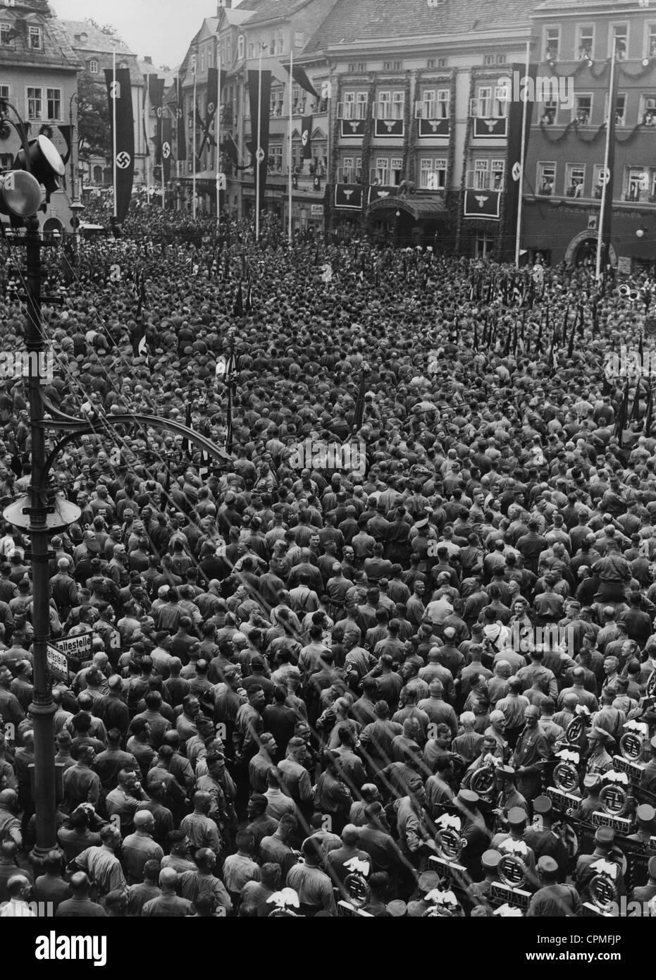 Various celebrations, Julius Streicher in Weimar, 1936 Stock Photo