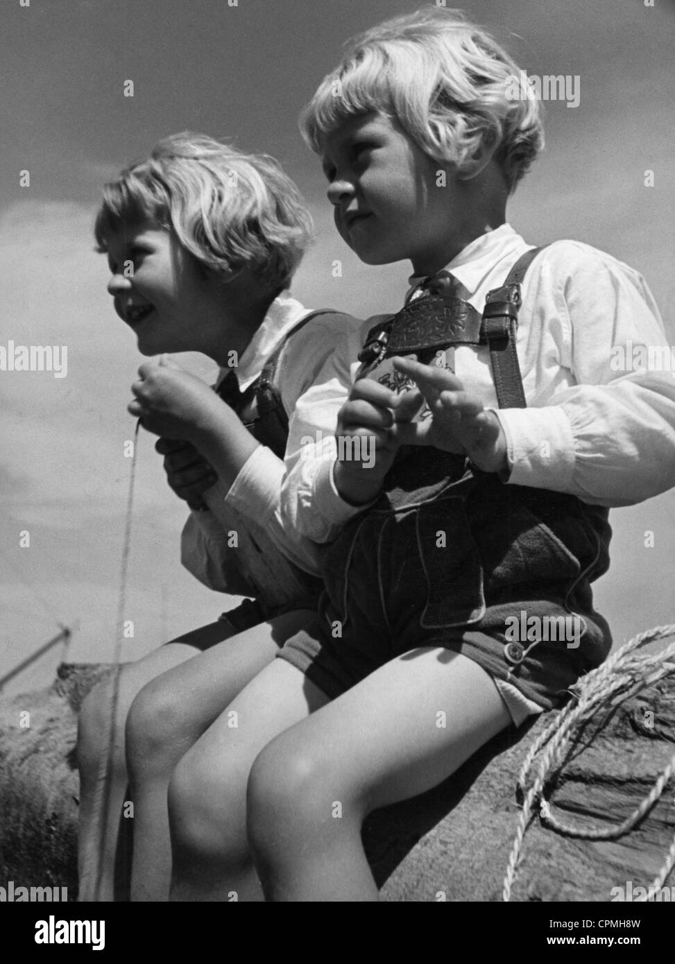 Children, 1937 Stock Photo