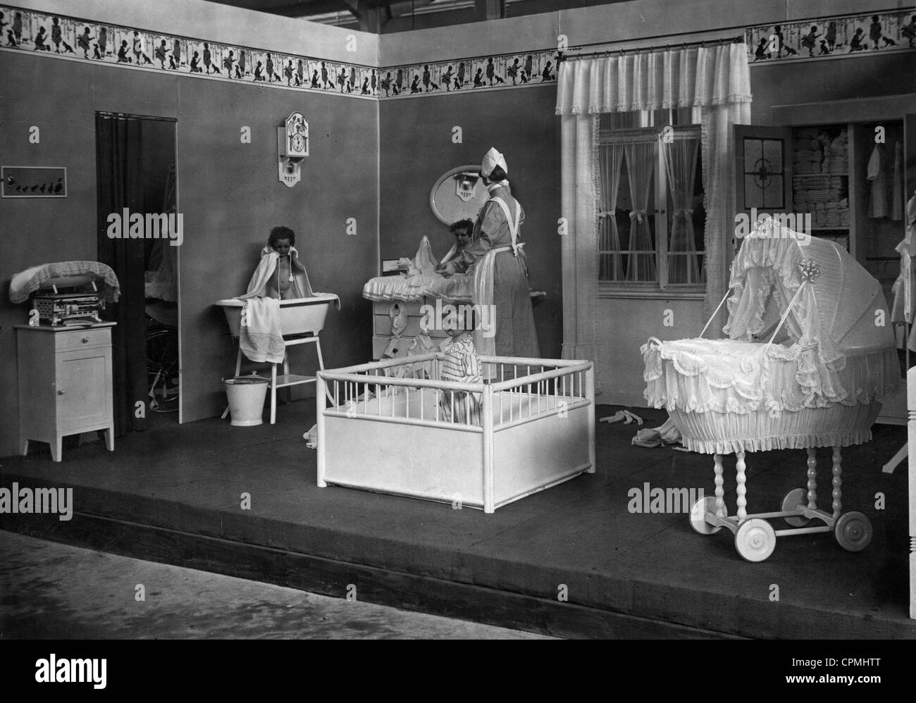 Nursery, 1925 Stock Photo