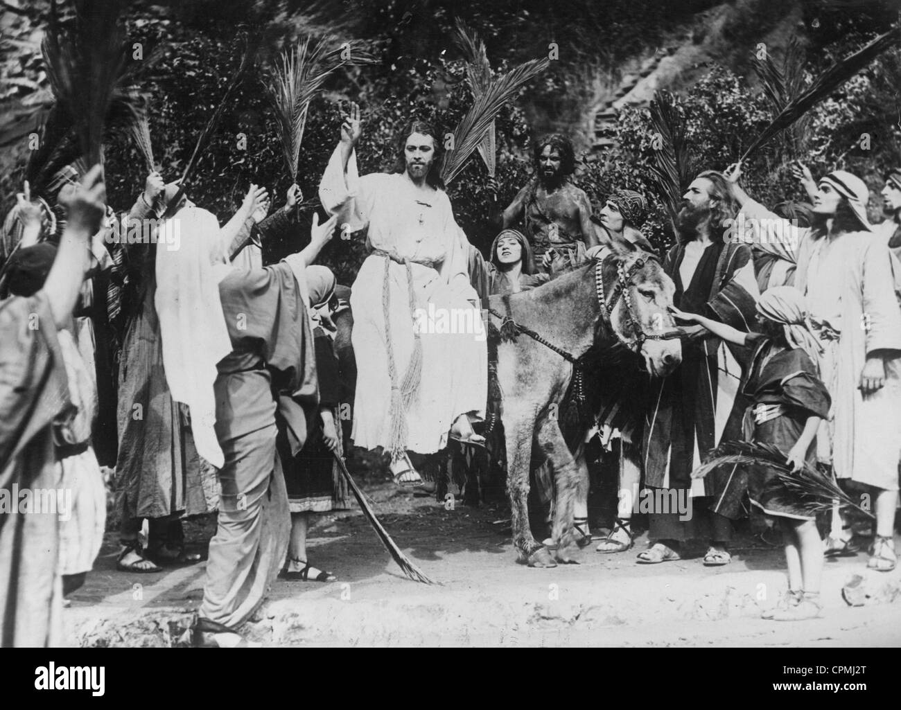 Passion Play in Los Angeles, 1928 Stock Photo