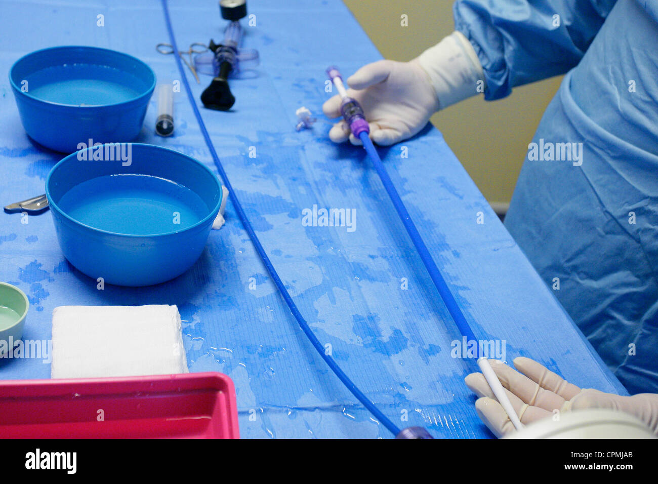 HEART VALVE PROTH. IMPLANTATION Stock Photo Alamy