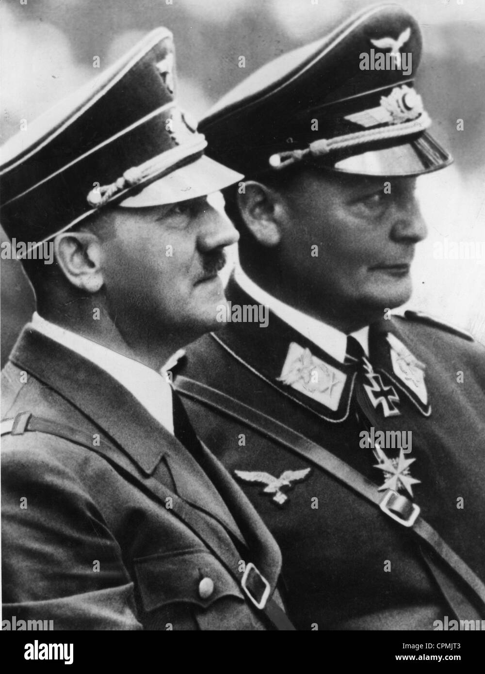 Adolf Hitler and Hermann Goering, 1940 Stock Photo