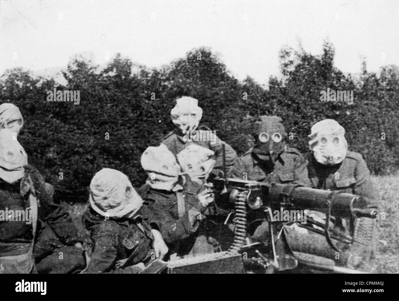 British soldiers gas masks Black and White Stock Photos & Images - Alamy