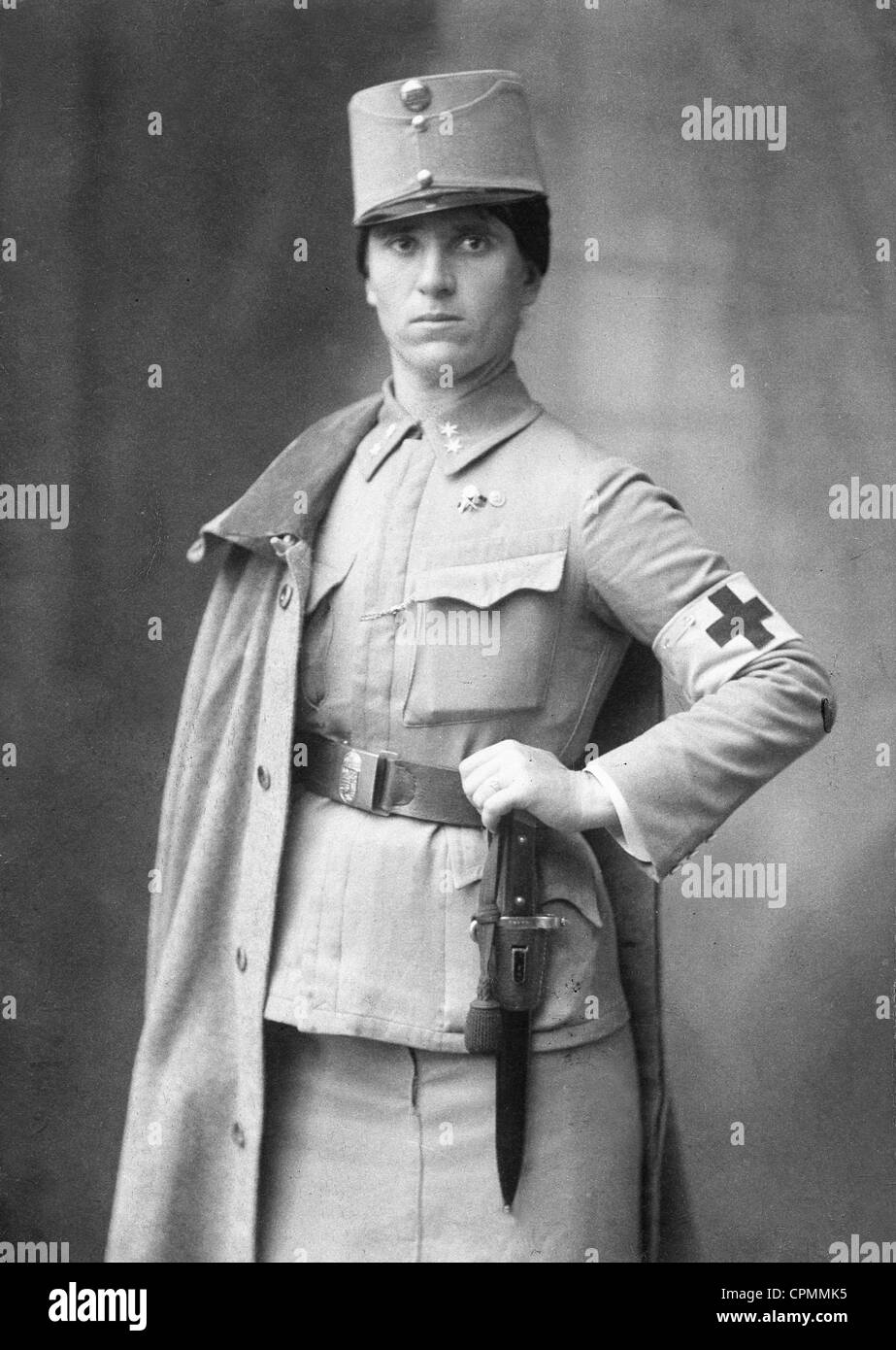 Female soldier of the Imperial and Royal Army, 1914 Stock Photo