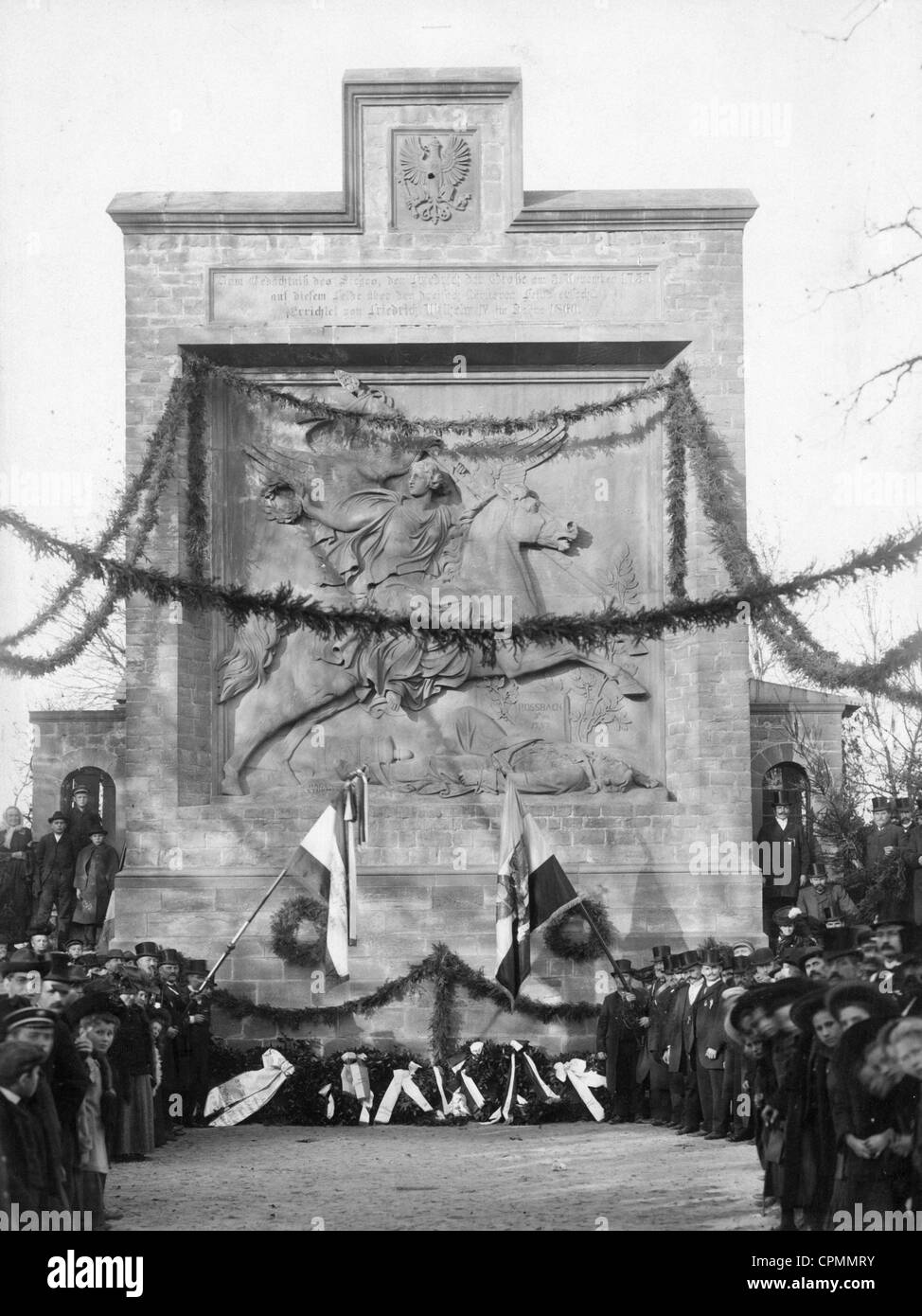 150. anniversary of the battle of Rossbach, 1907 Stock Photo