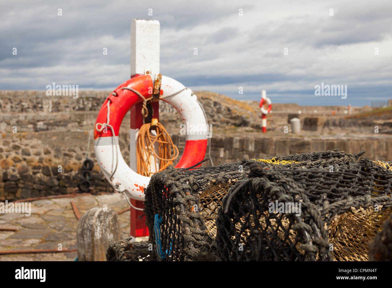 Portsoy harbor.Banffshire Scotland UK Stock Photo