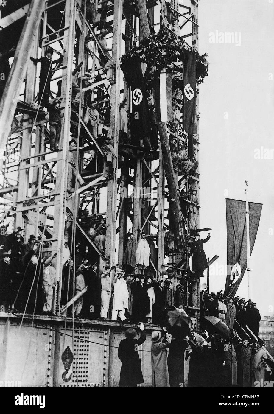 German pavilion 1937 paris world exhibition Black and White Stock ...