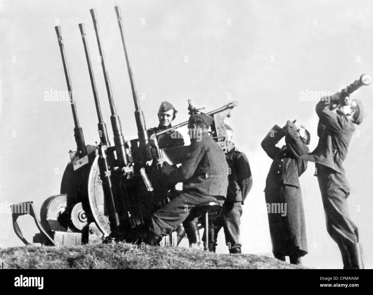 German 2cm Flak 38 on the Eastern Front, 1941 Stock Photo