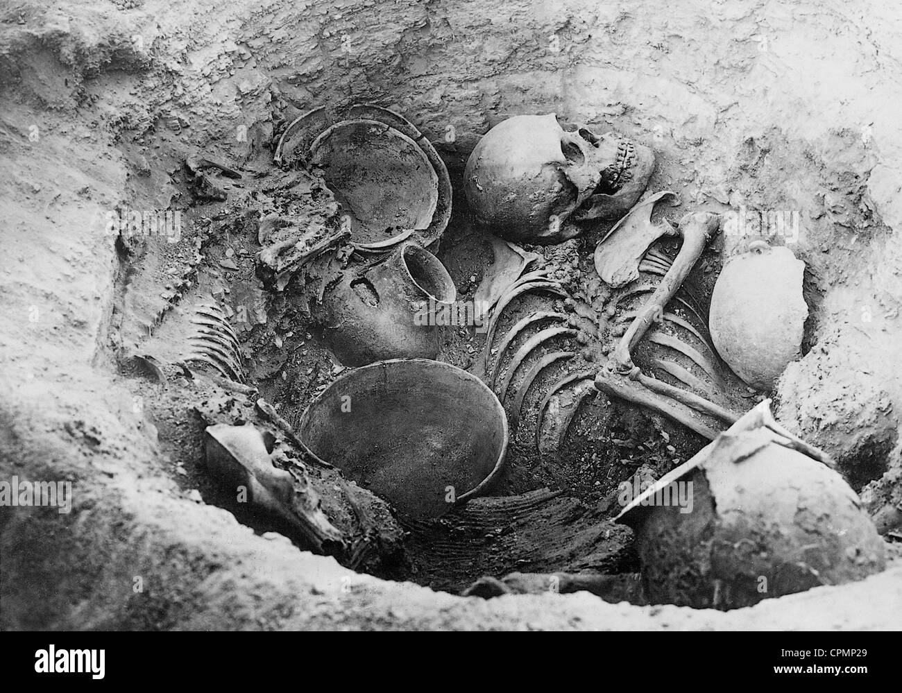 Prehistoric finds in Nevada, 1925 Stock Photo