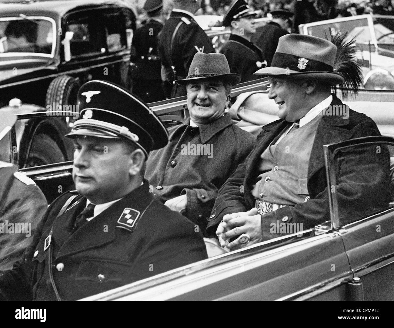 Miklos Horthy with Hermann Goering, 1938 Stock Photo