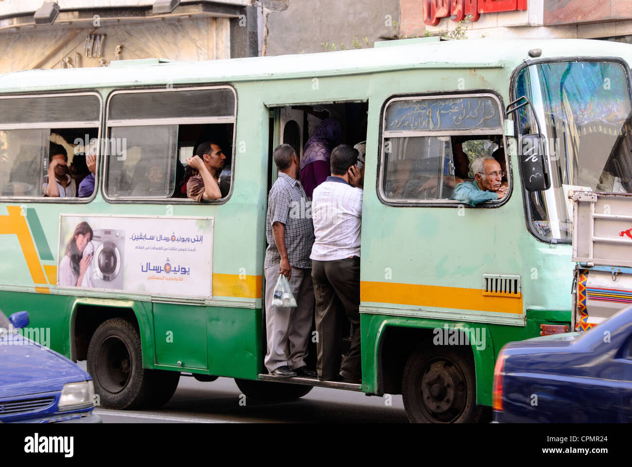 City bus in Cairo Lower Egypt Stock Photo Alamy