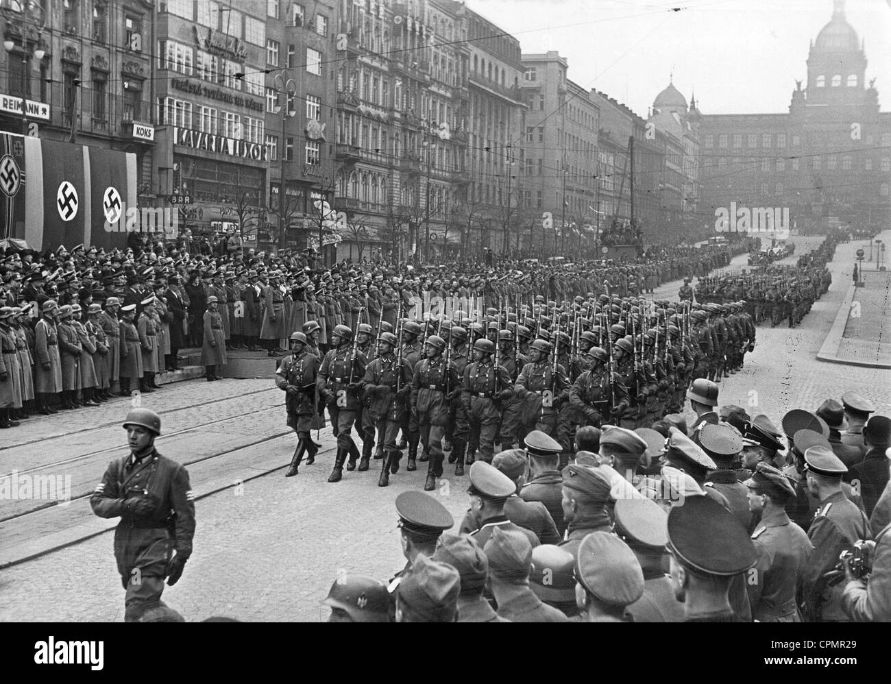 Parade of German paratroopers in Prague 1939 Stock Photo Alamy Parade of German paratroopers in Prague 1939 Stock Photo Alamy