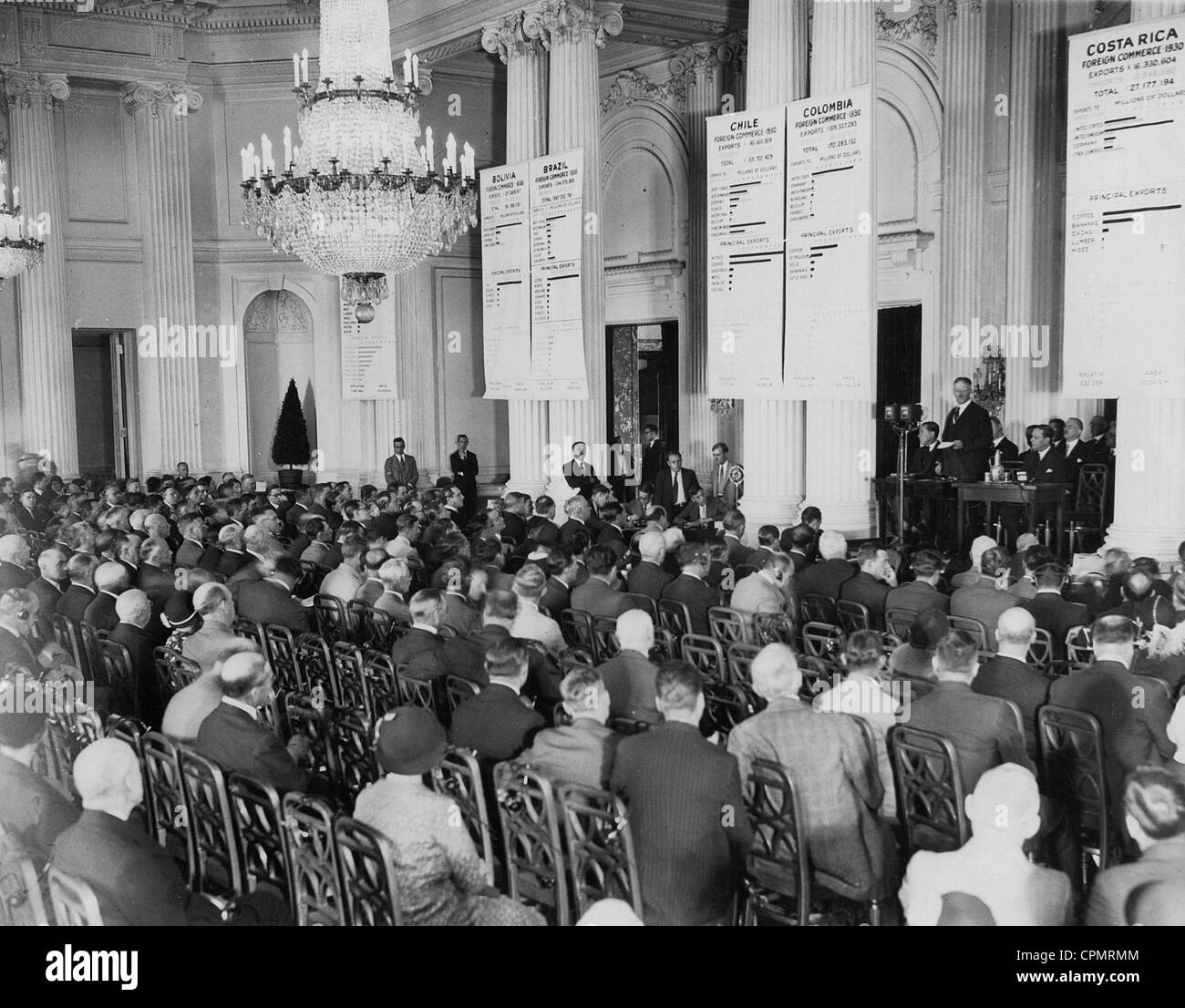 Opening of the Pan-American Trade Conference in Washington, 1931 Stock Photo
