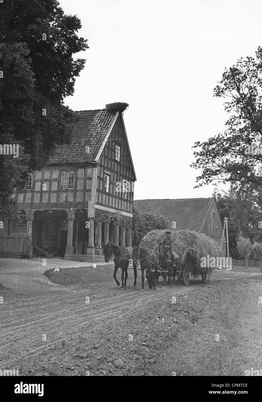 Farm in West Prussia, 1942 Stock Photo Alamy