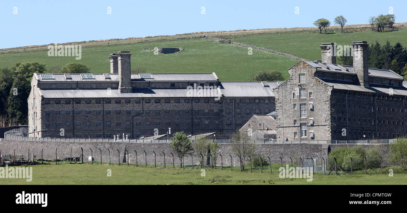 HMP Dartmoor. Category C men's prison in Princetown high on Dartmoor in