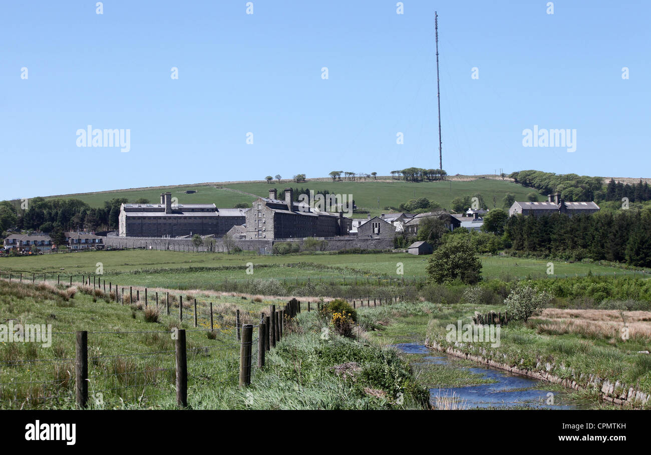HMP Dartmoor. Category C men's prison in Princetown high on Dartmoor in