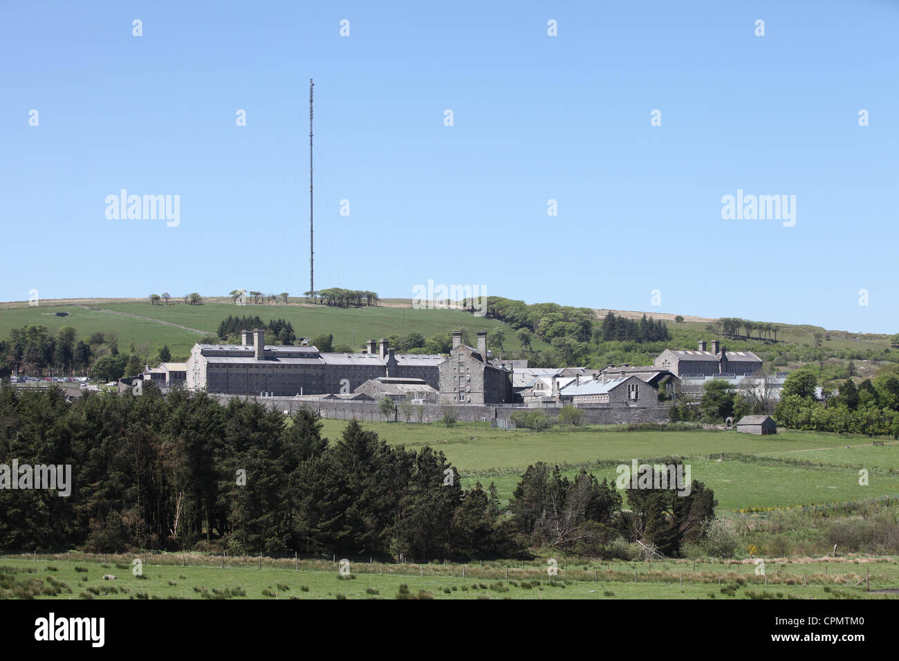 HMP Dartmoor. Category C men's prison in Princetown high on Dartmoor in
