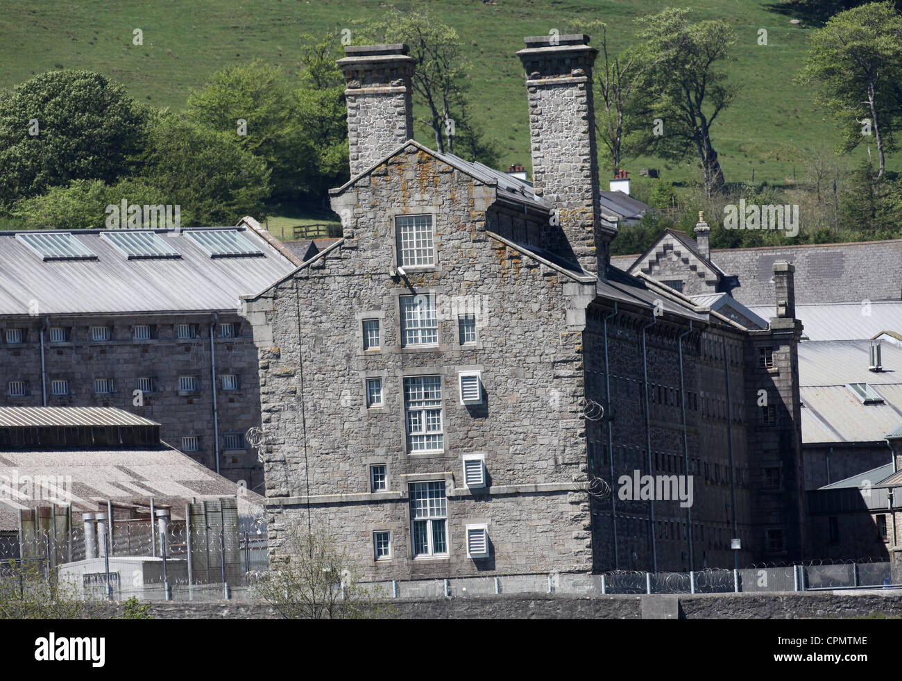 HMP Dartmoor. Category C men's prison in Princetown high on Dartmoor in