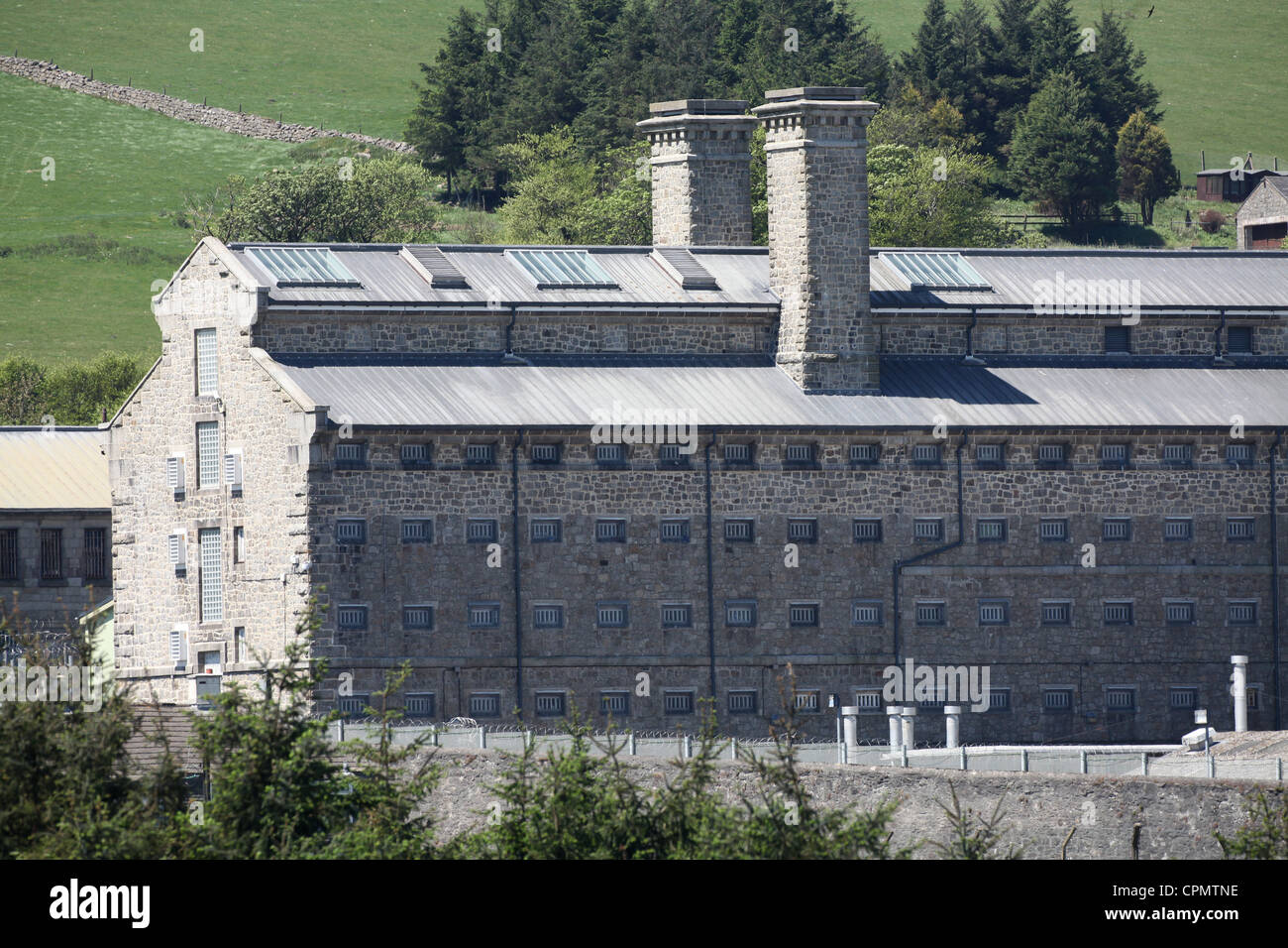 HMP Dartmoor. Category C men's prison in Princetown high on Dartmoor in