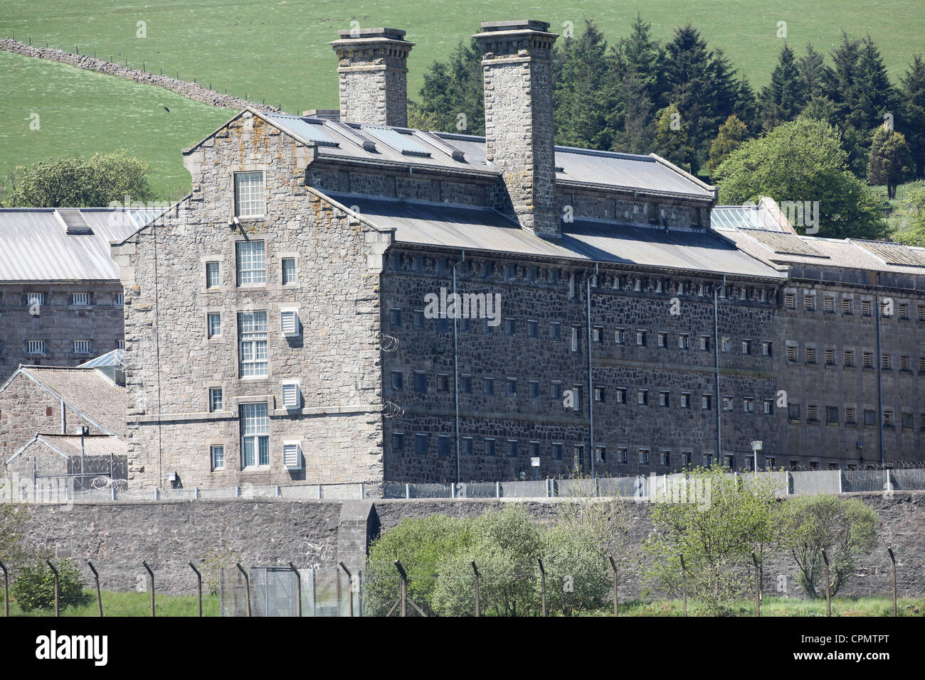 HMP Dartmoor. Category C men's prison in Princetown high on Dartmoor in