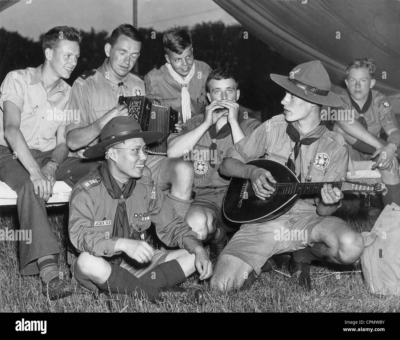 International scouts tent camp hires stock photography and images Alamy