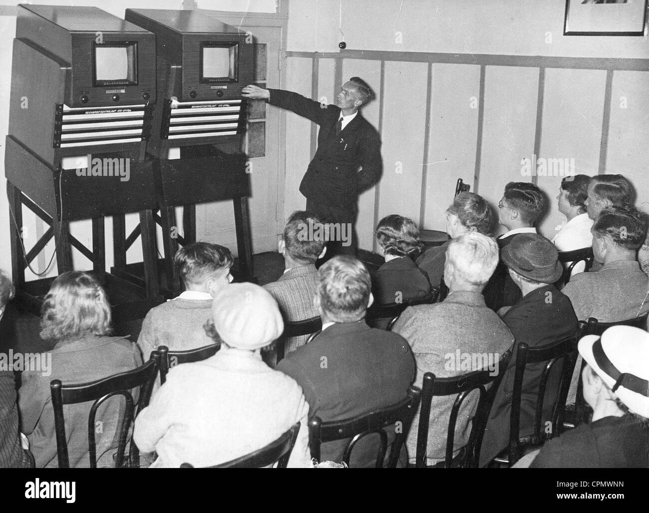 TV center at the time of the Olympic Games, 1936 Stock Photo - Alamy