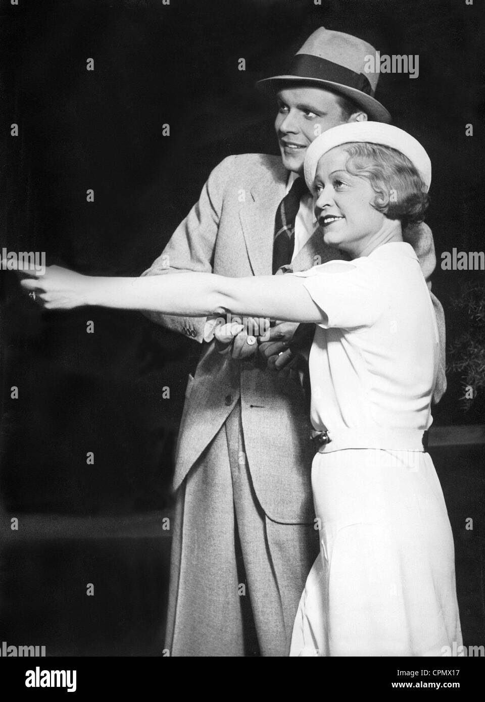 Grete Weiser and Albert Lieven in the German Kuenstlertheater, 1934 Stock Photo