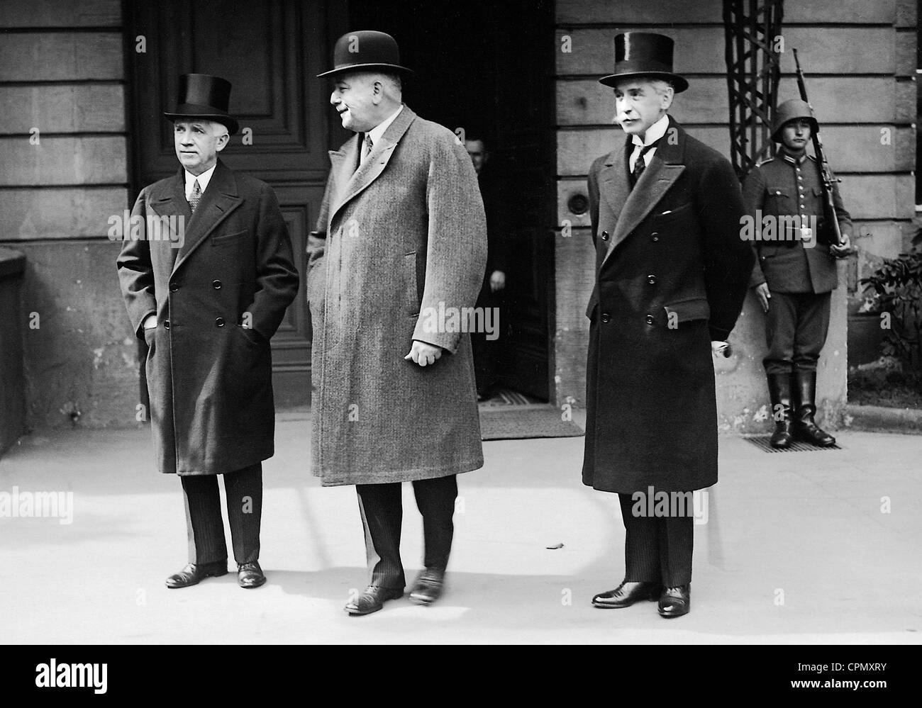 Norman Davis and Konstantin von Neurath, 1933 Stock Photo