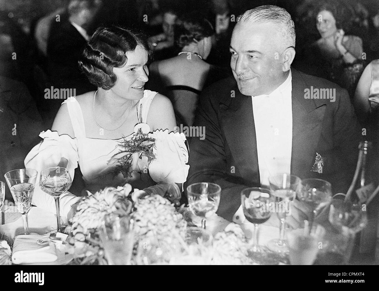 Konstantin von Neurath at the Foreign Press Ball, 1932 Stock Photo