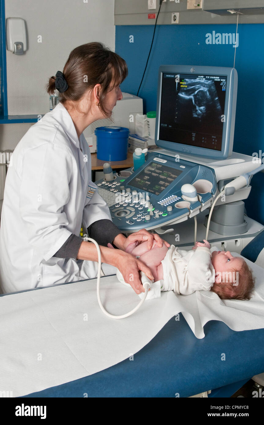 Hip Sonography Stock Photo Alamy