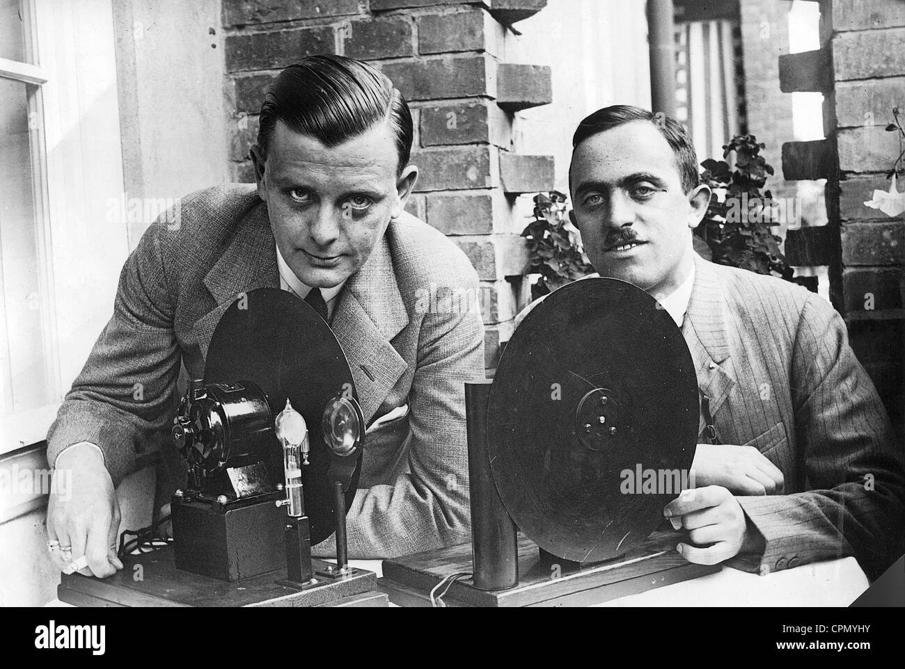 Denes von Mihaly and Nicolaus Langer, 1931 Stock Photo