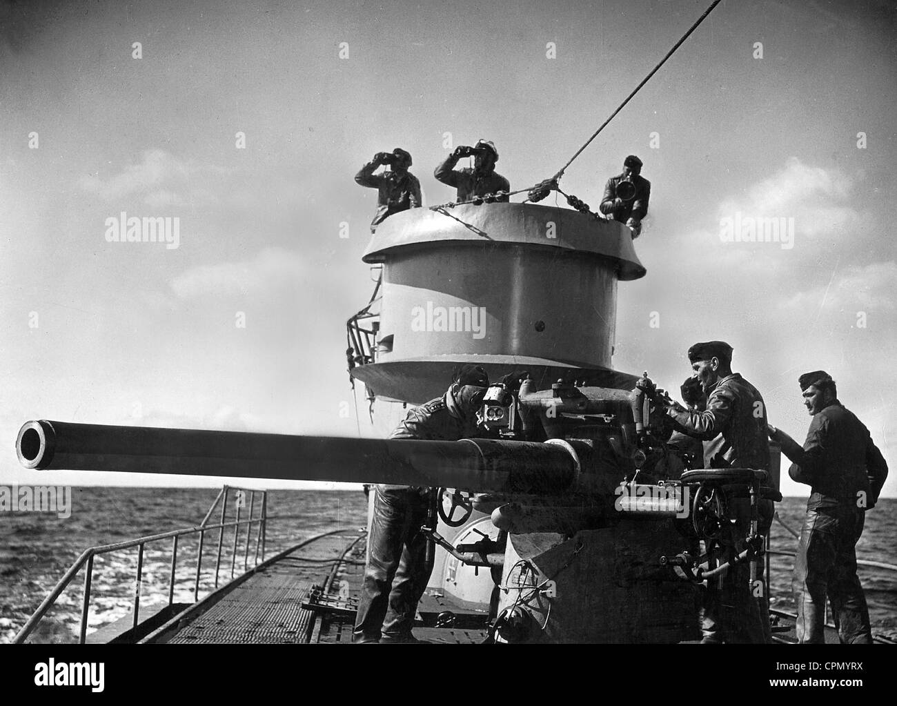 Still from the Movie 'U-Boote westwärts,' 1941 Stock Photo