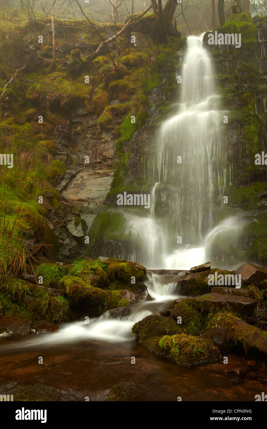 Waterfall on Nant Llwch, Cwm Llwch, Brecon Beacons, Wales Stock Photo Alamy Waterfall on Nant Llwch, Cwm Llwch, Brecon Beacons, Wales Stock Photo Alamy