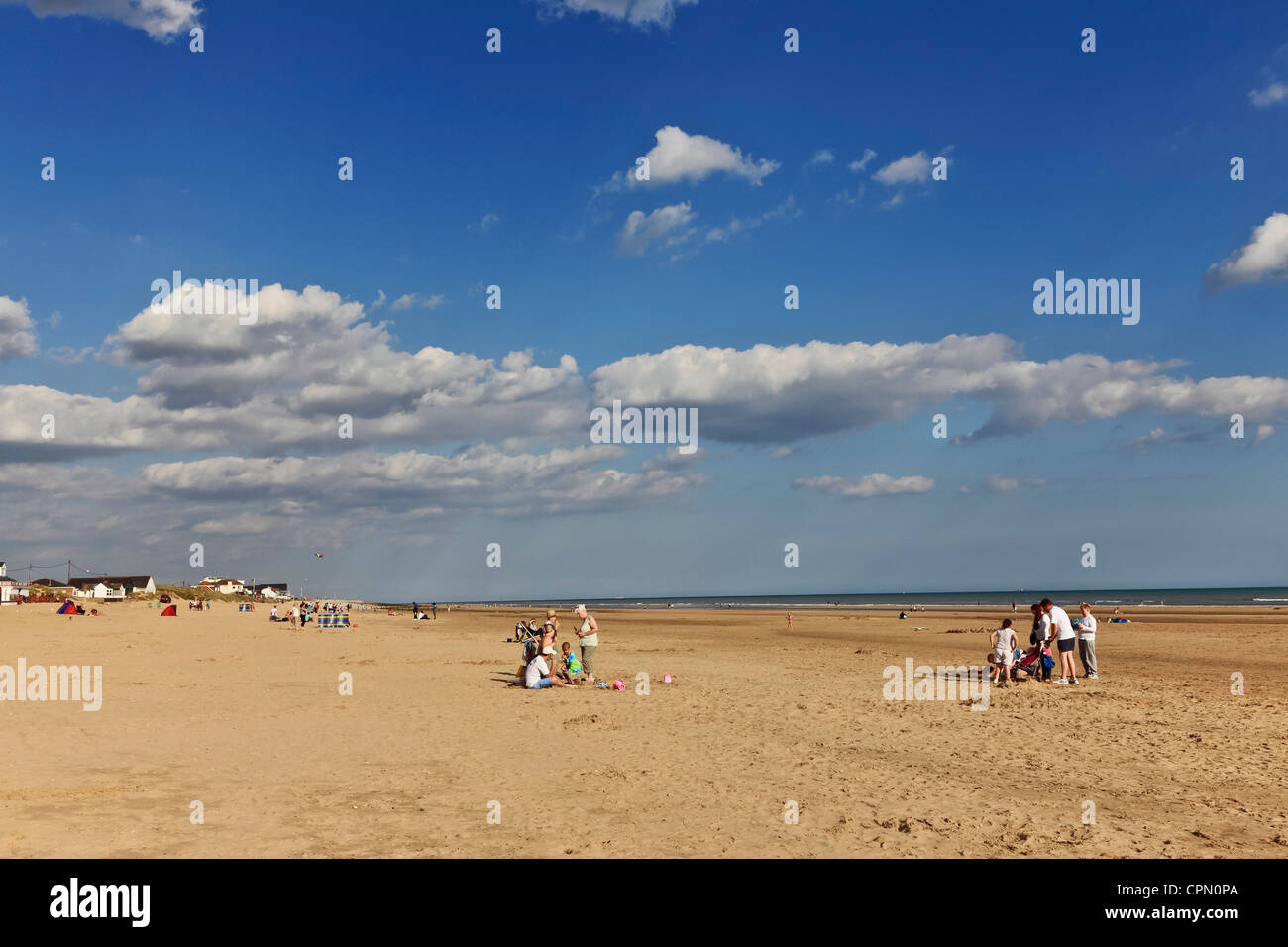 3987. Camber Sands, Sussex, UK Stock Photo