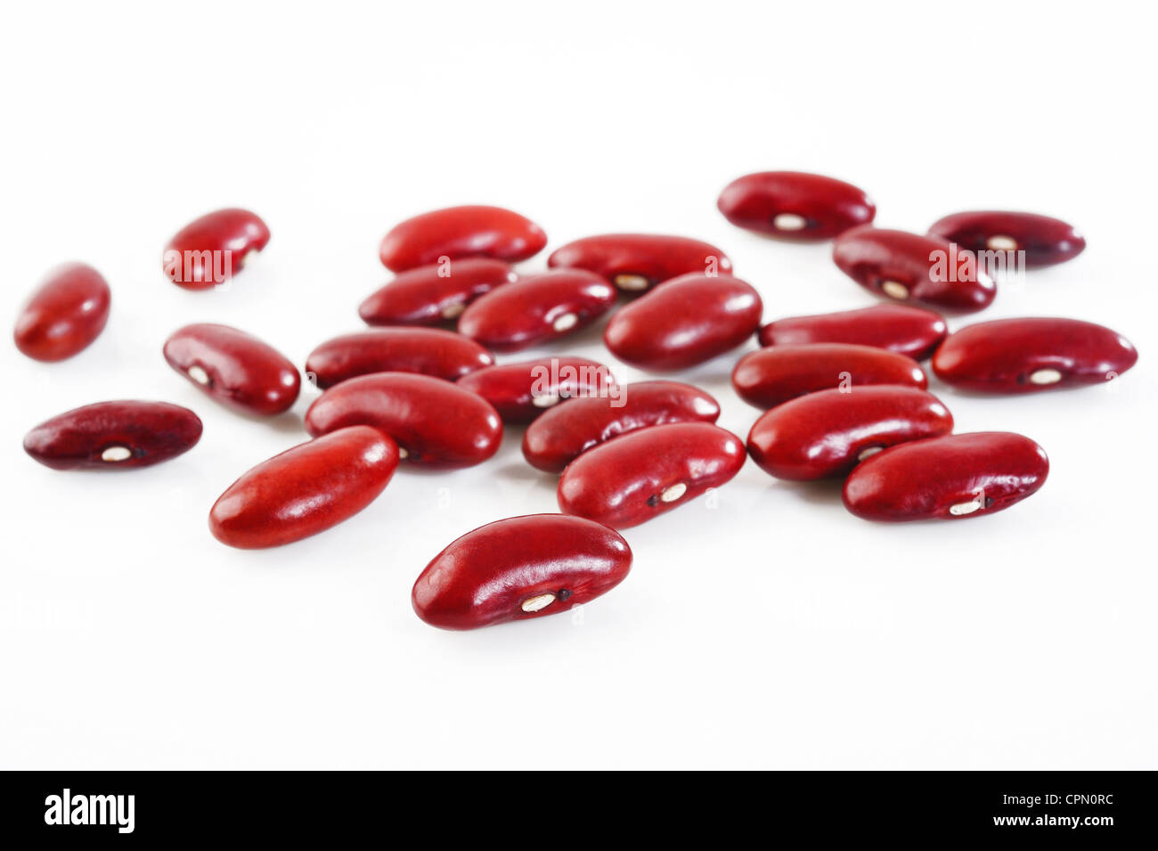 kidney beans on white background Stock Photo