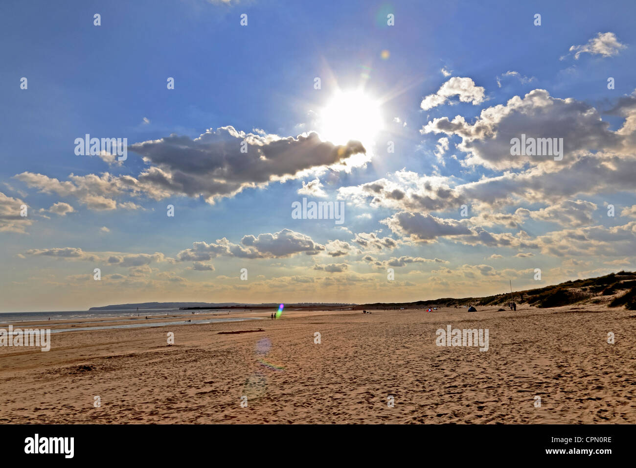 3989. Camber Sands, Sussex, UK Stock Photo
