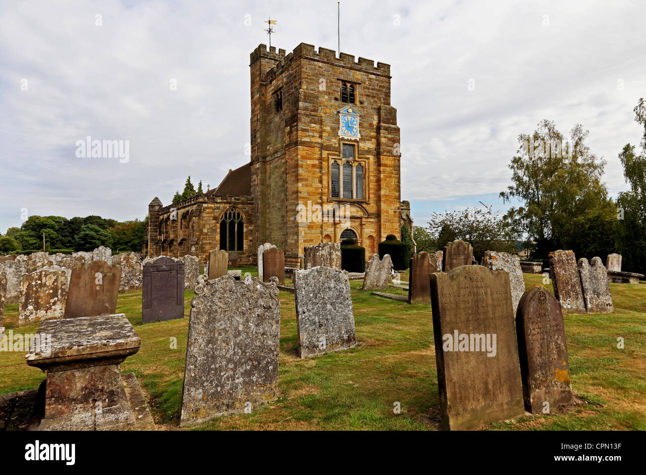 4003. St Mary's Church, Goudhurst, Kent, UK Stock Photo